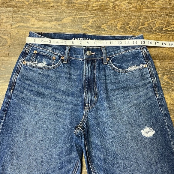 American Eagle Jeans Women's 4 Short Ex-Boyfriend Low Rise Denim Comfort Stretch - Picture 3 of 12